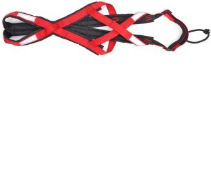 Dog Running Harness (Option: Red-M)