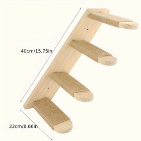 Cat Ladder Frame (Option: Natural color)